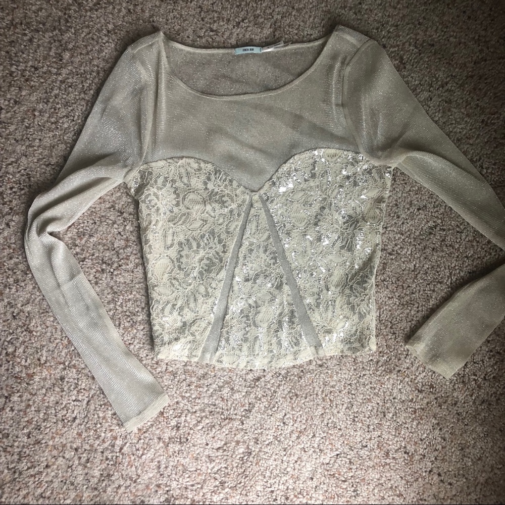 Sheer and shimmery